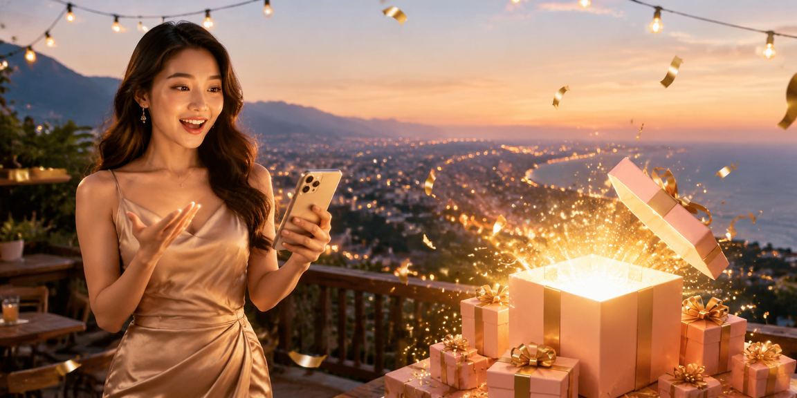 Tampilan formulir pendaftaran bonus di kafe Vietnam untuk mendapatkan hadiah awal