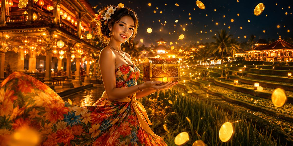 Suasana kasino malam yang meriah di pasar malam dengan hadiah dan hiburan penuh semangat